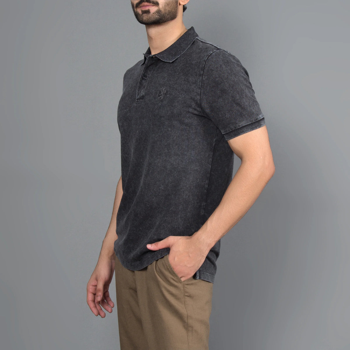 Slim Fit Pique Garment Dye Polo