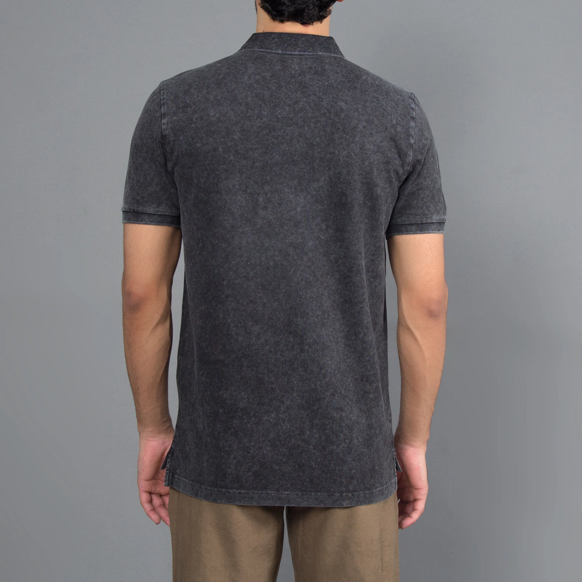 Slim Fit Pique Garment Dye Polo