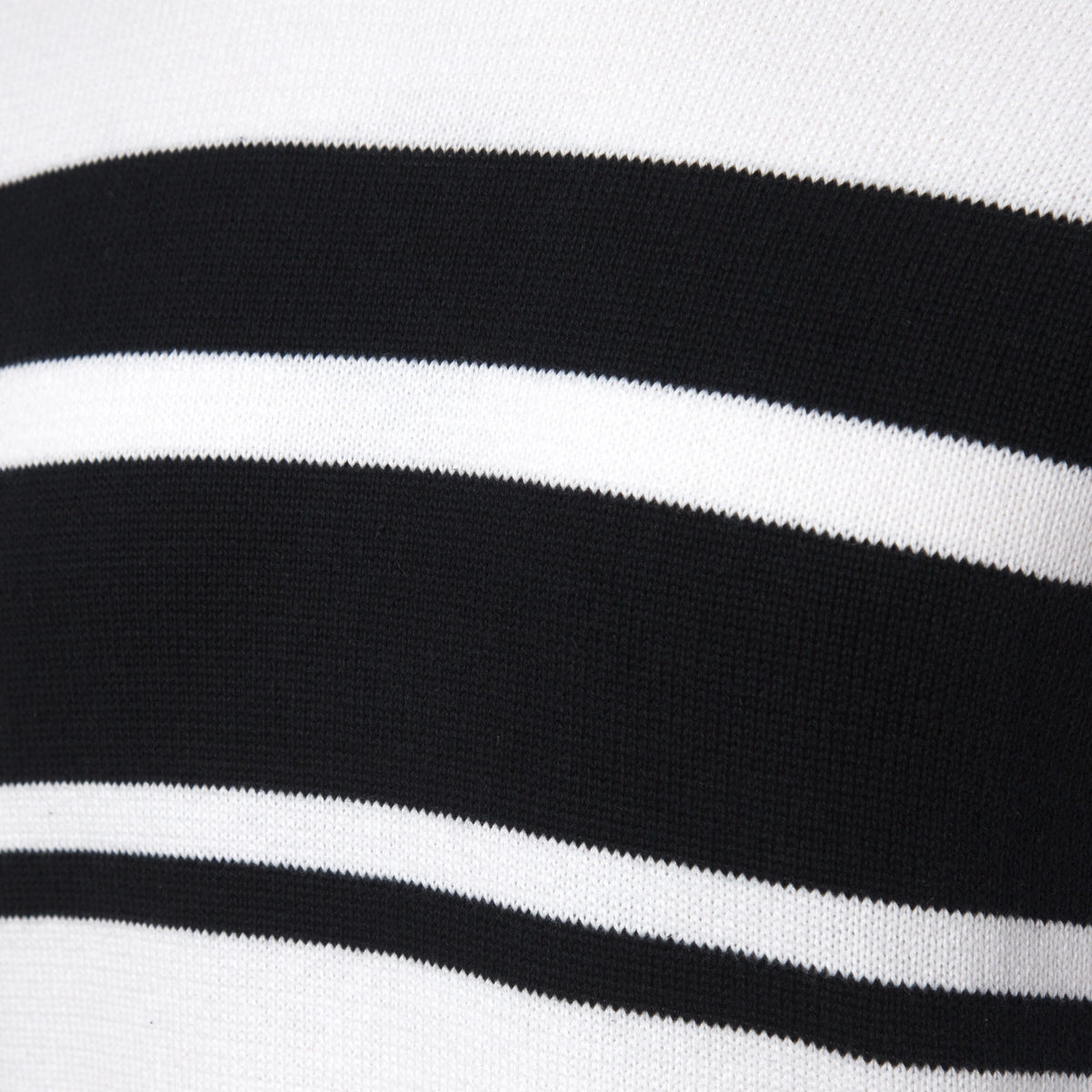 Striped Crew Neck Cotton Sweater