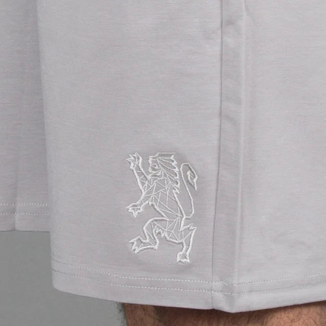Embroidered 3D Lion Logo Short