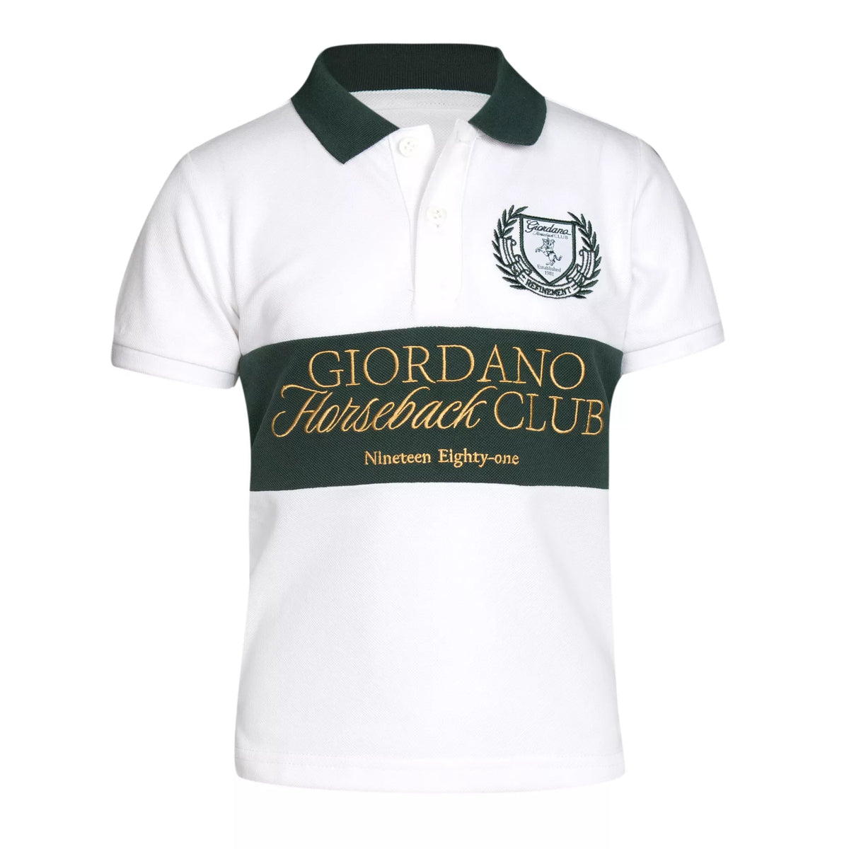 Junior Horseback Club Embroidery Polo