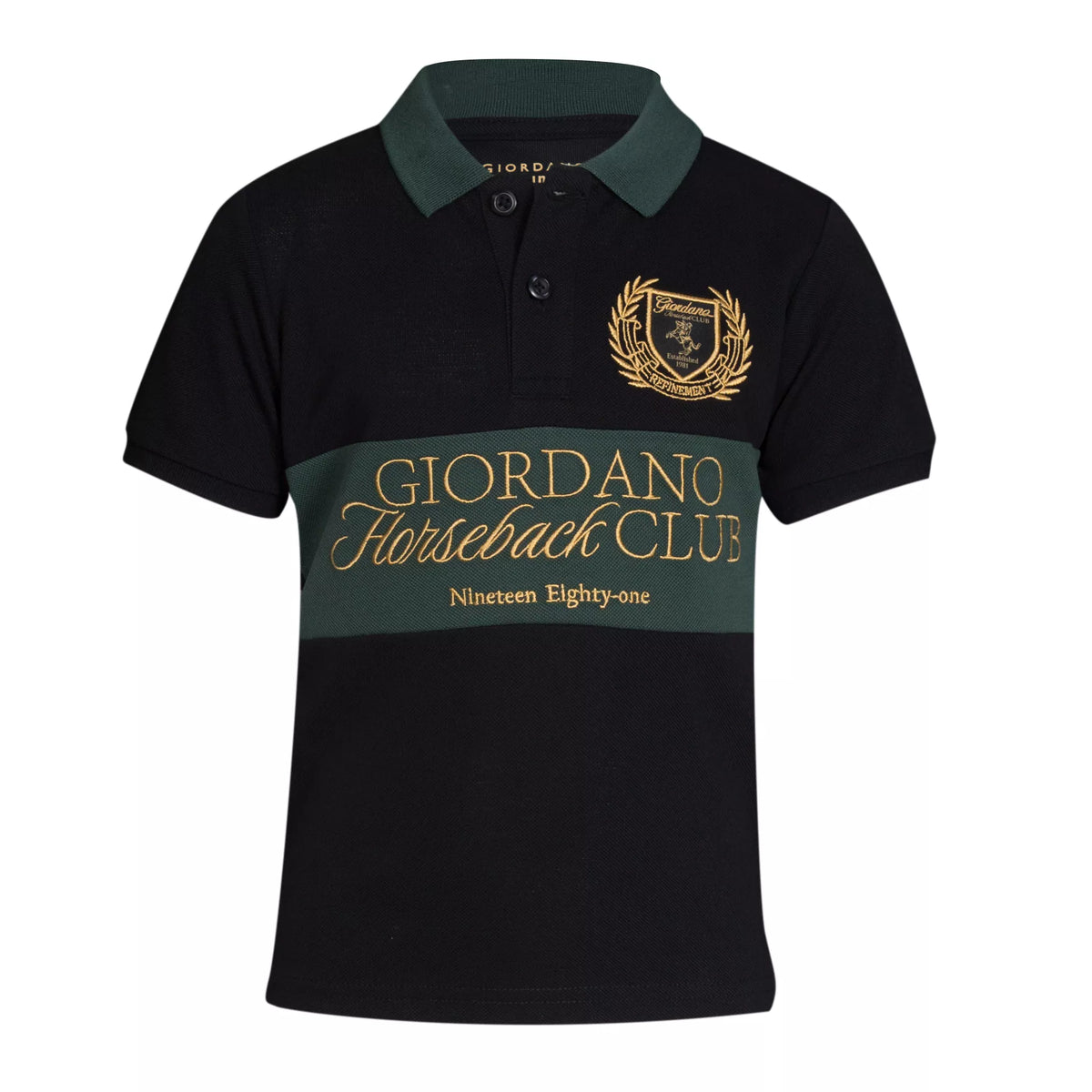 Junior Horseback Club Embroidery Polo