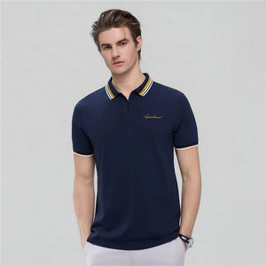 Signature Embroidery Slim Pique Polo