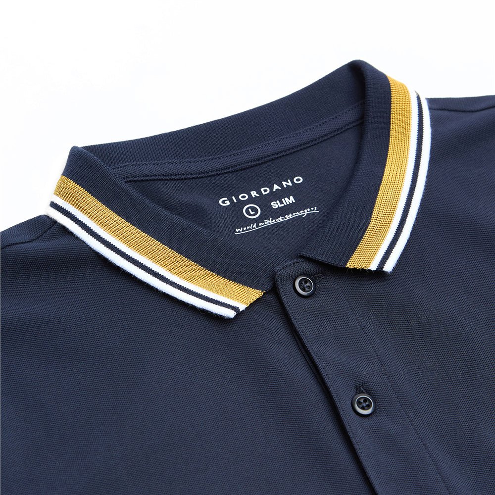 Signature Embroidery Slim Pique Polo