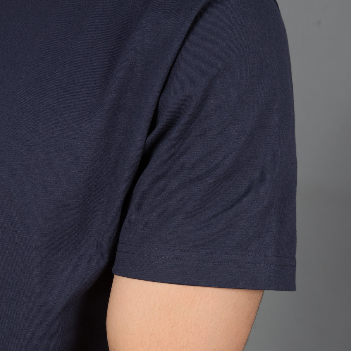 Cotton Crewneck Slim Fit Tee Short Sleeve