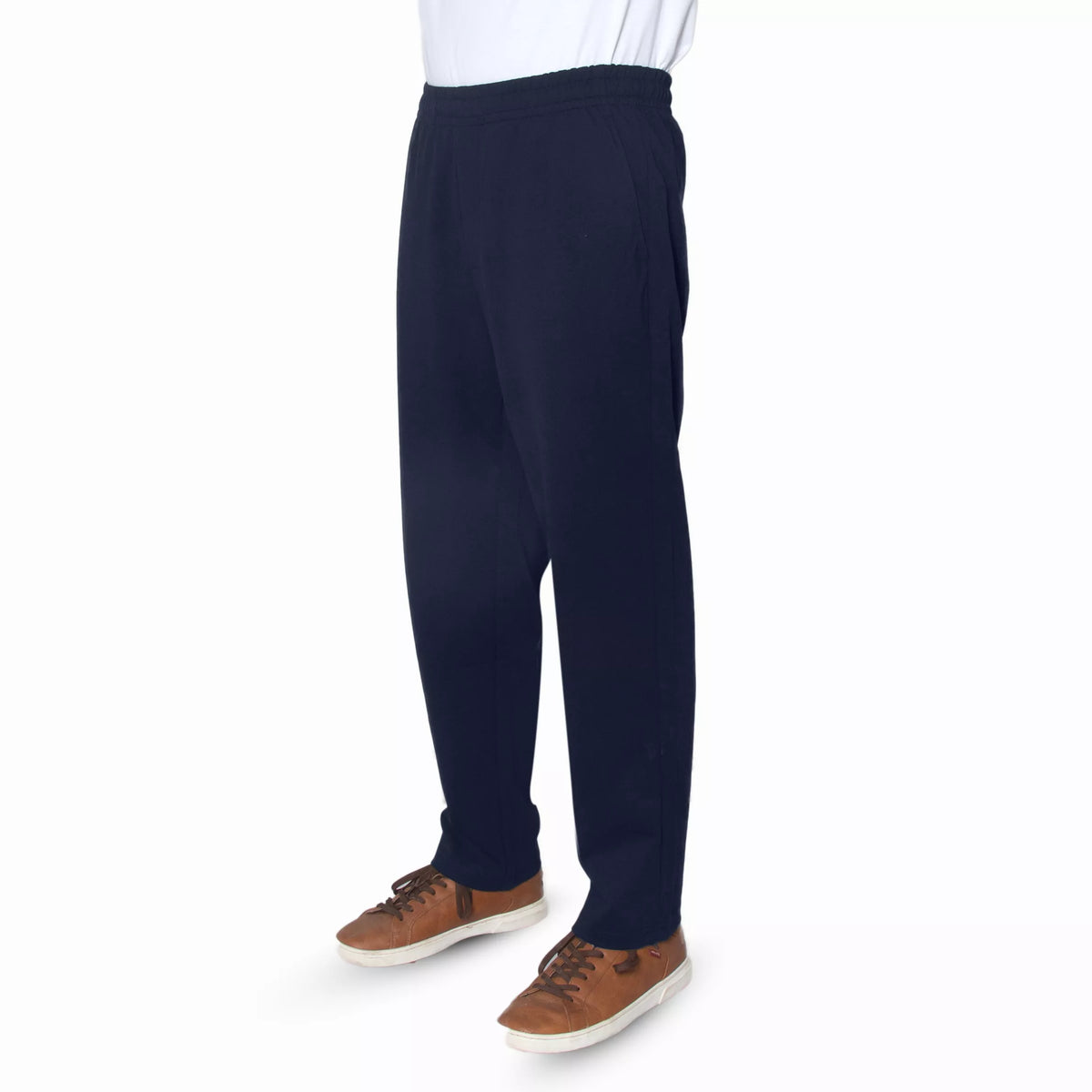 Regular Straight Interlock Jogger with Elastic Waist
