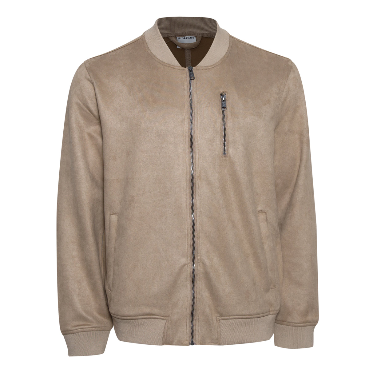 Suede Bomber Jacket