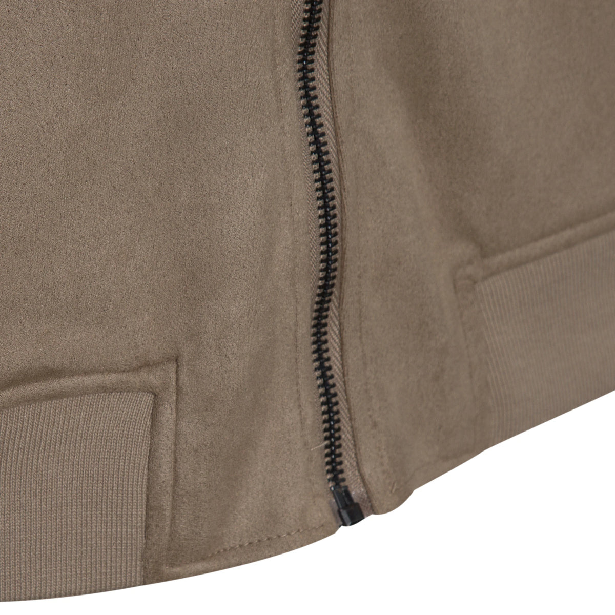 Suede Bomber Jacket