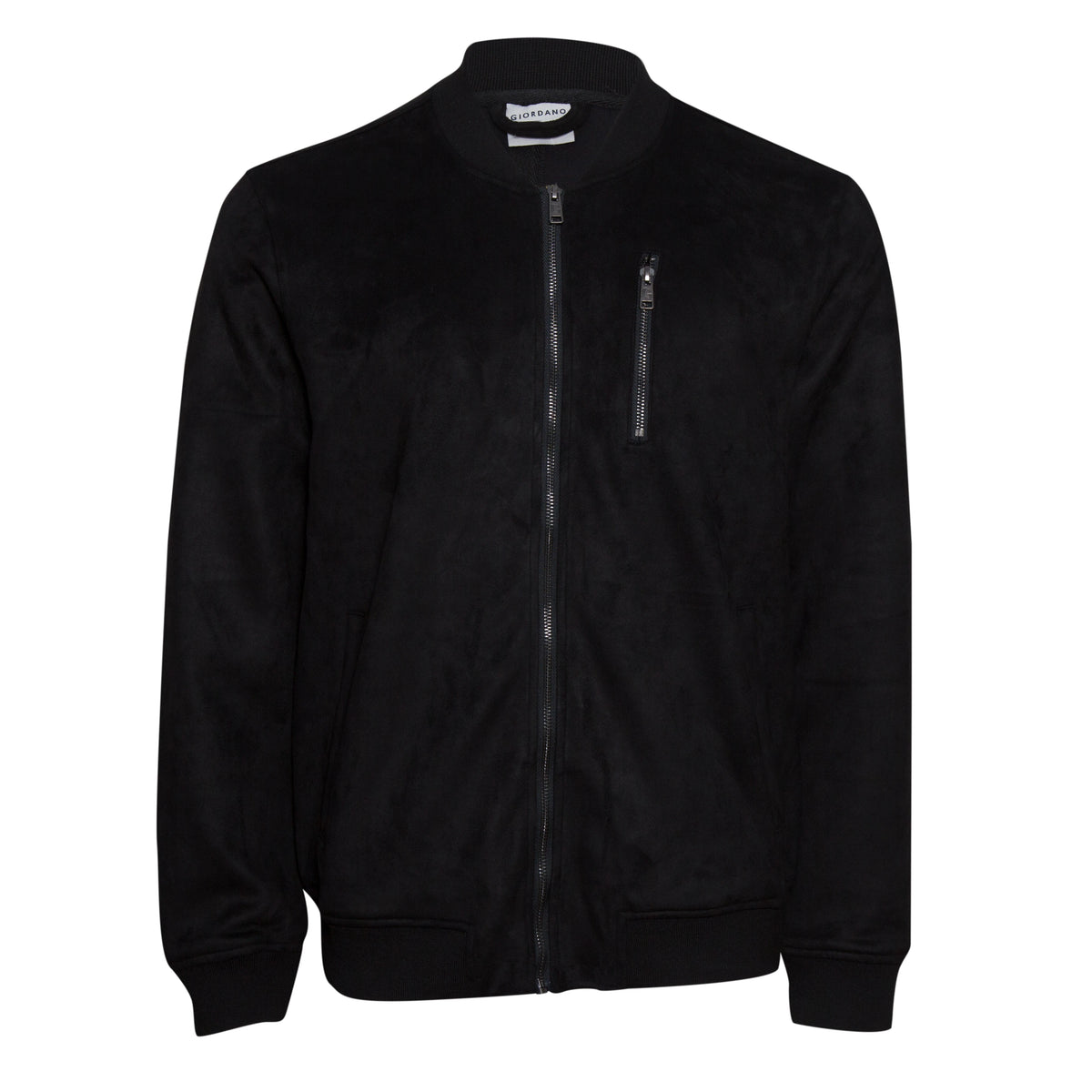 Suede Bomber Jacket