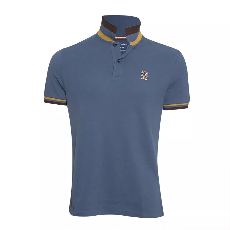 Performance Polo With Small Lion Embroidery (Slim Fit)