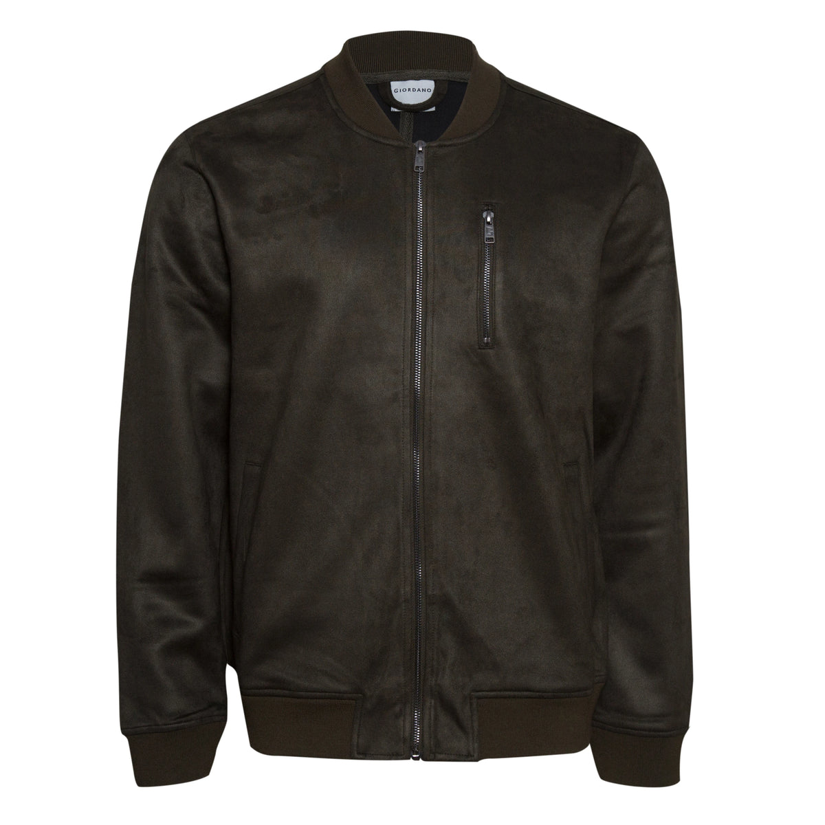 Suede Bomber Jacket