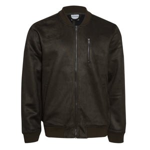 Suede Bomber Jacket