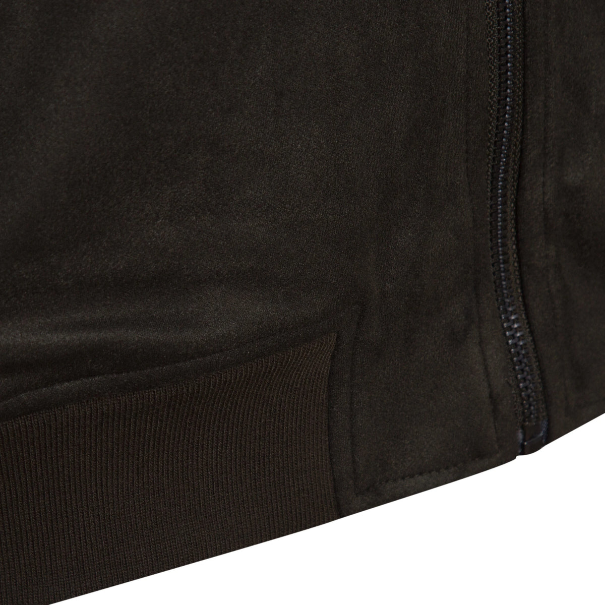 Suede Bomber Jacket