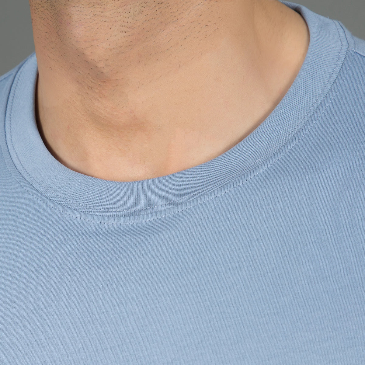 Cotton Crewneck Slim Fit Tee Short Sleeve
