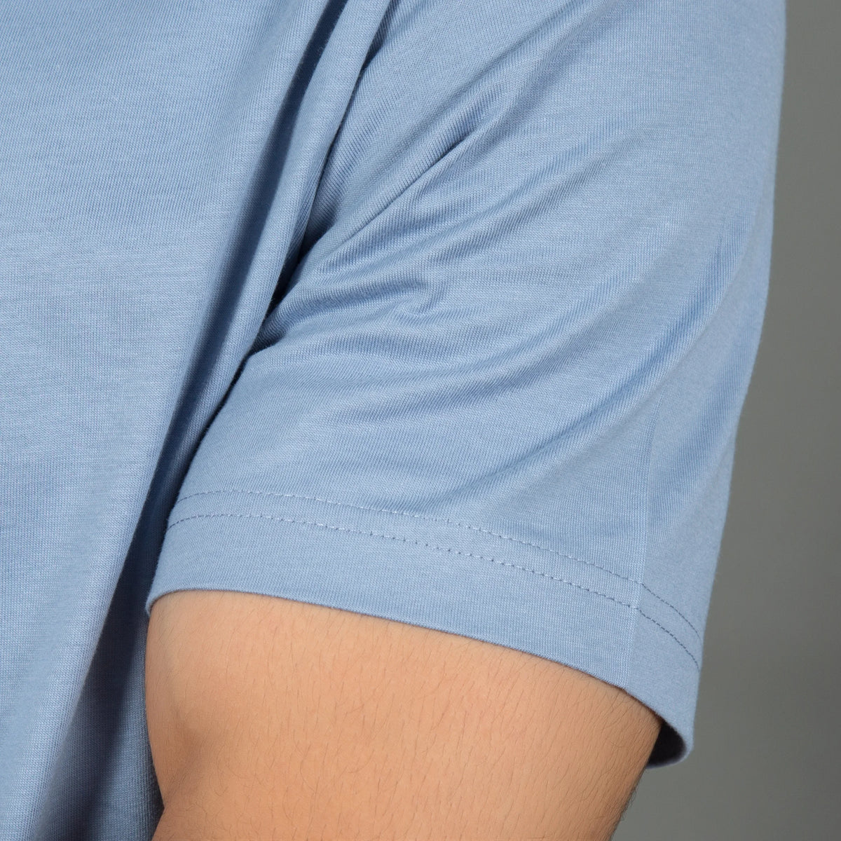 Cotton Crewneck Slim Fit Tee Short Sleeve
