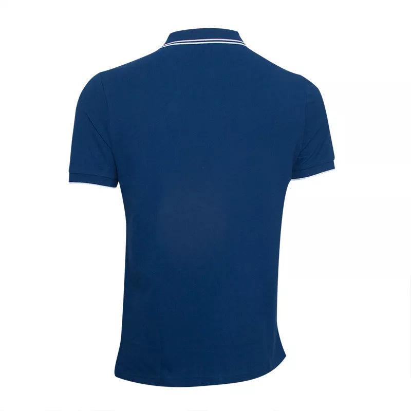 Solid Cotton Lycra Polo (Double Piping)