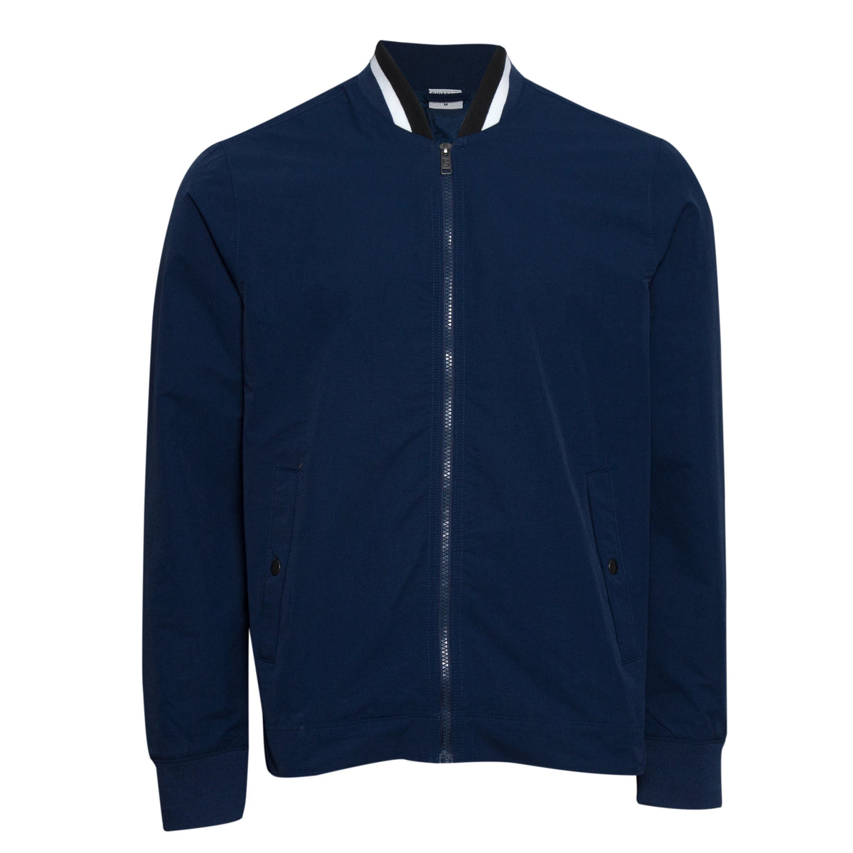 Striped Collar Bomber Jacket