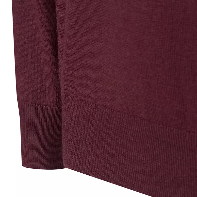 Solid High Neck Anti-Static Sweater