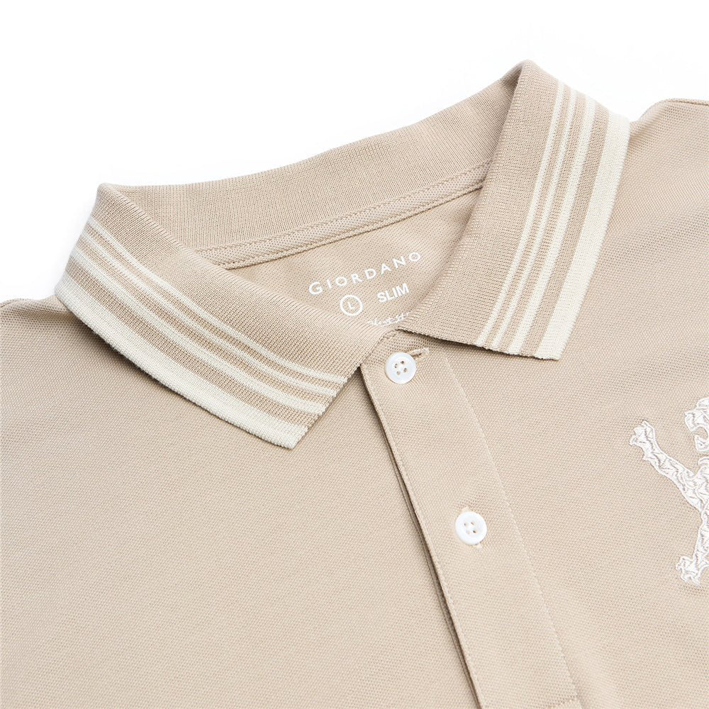 3D Lion Embroidery Polo (Exclusive)