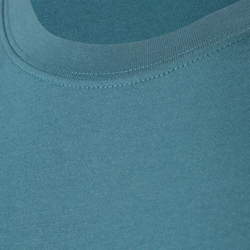 Cotton Jersey Crew Neck Slim Fit Smart Tee