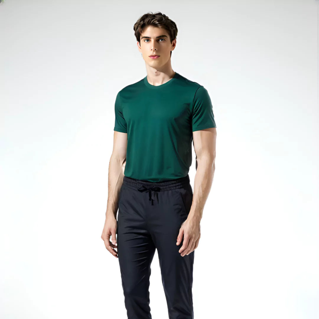 Cotton Jersey Crew Neck Slim Fit Smart Tee