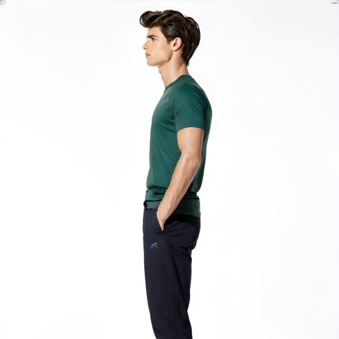 Cotton Jersey Crew Neck Slim Fit Smart Tee