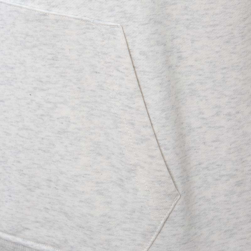 Fleece-lined Letter Embroidered Mockneck Sweatshirt