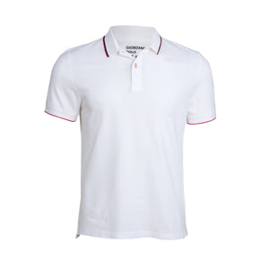 Solid Lycra Polo (Double Piping)