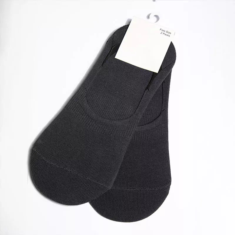 2 Pack Anti-Slip Invisible Ankle Socks