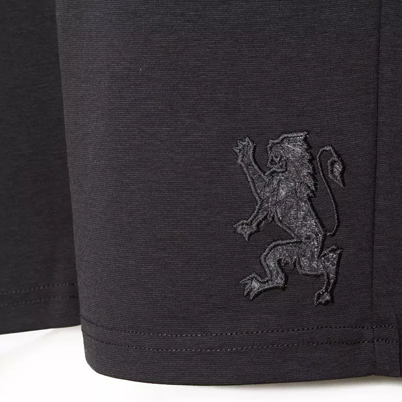 Embroidered 3D Lion Logo Short
