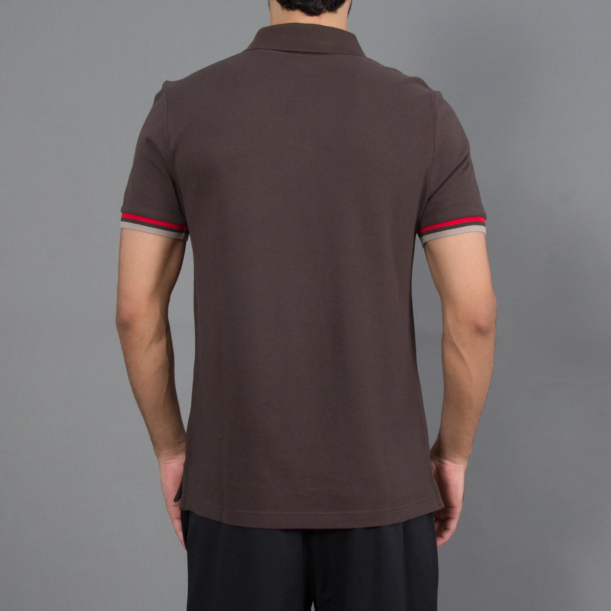 Performance Polo With Small Lion Embroidery (Slim Fit)