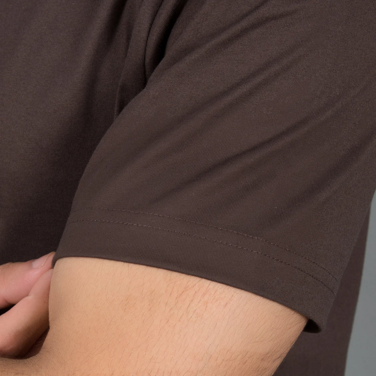 Cotton Crewneck Slim Fit Tee Short Sleeve
