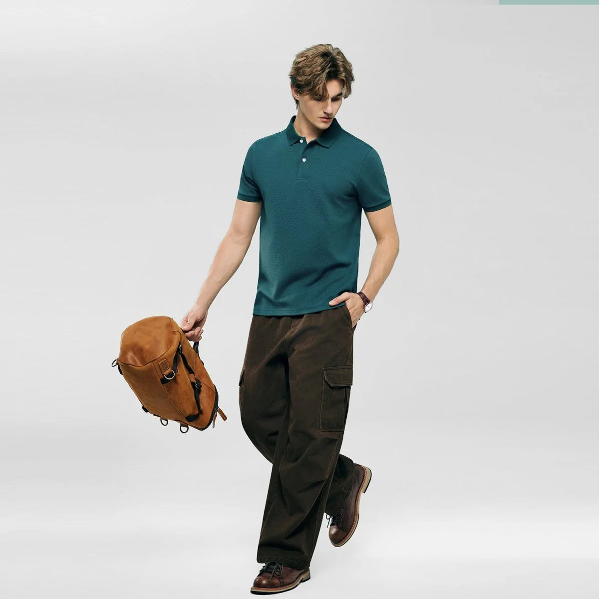 Premium Stretch Waffle Polo