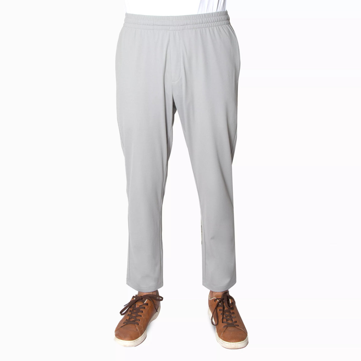 Regular Straight Interlock Jogger with Elastic Waist