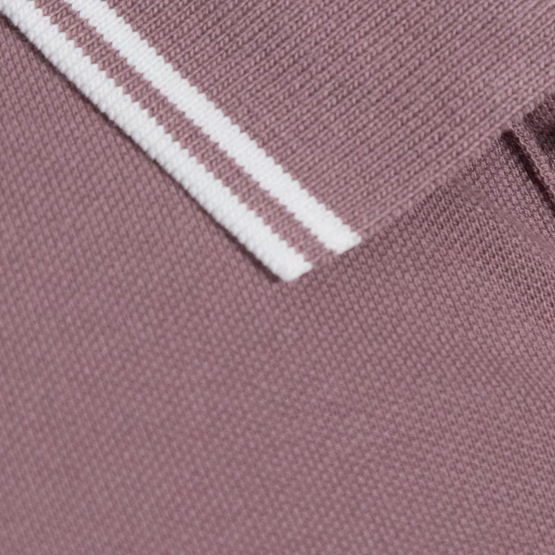 Solid Cotton Lycra Polo (Double Piping)
