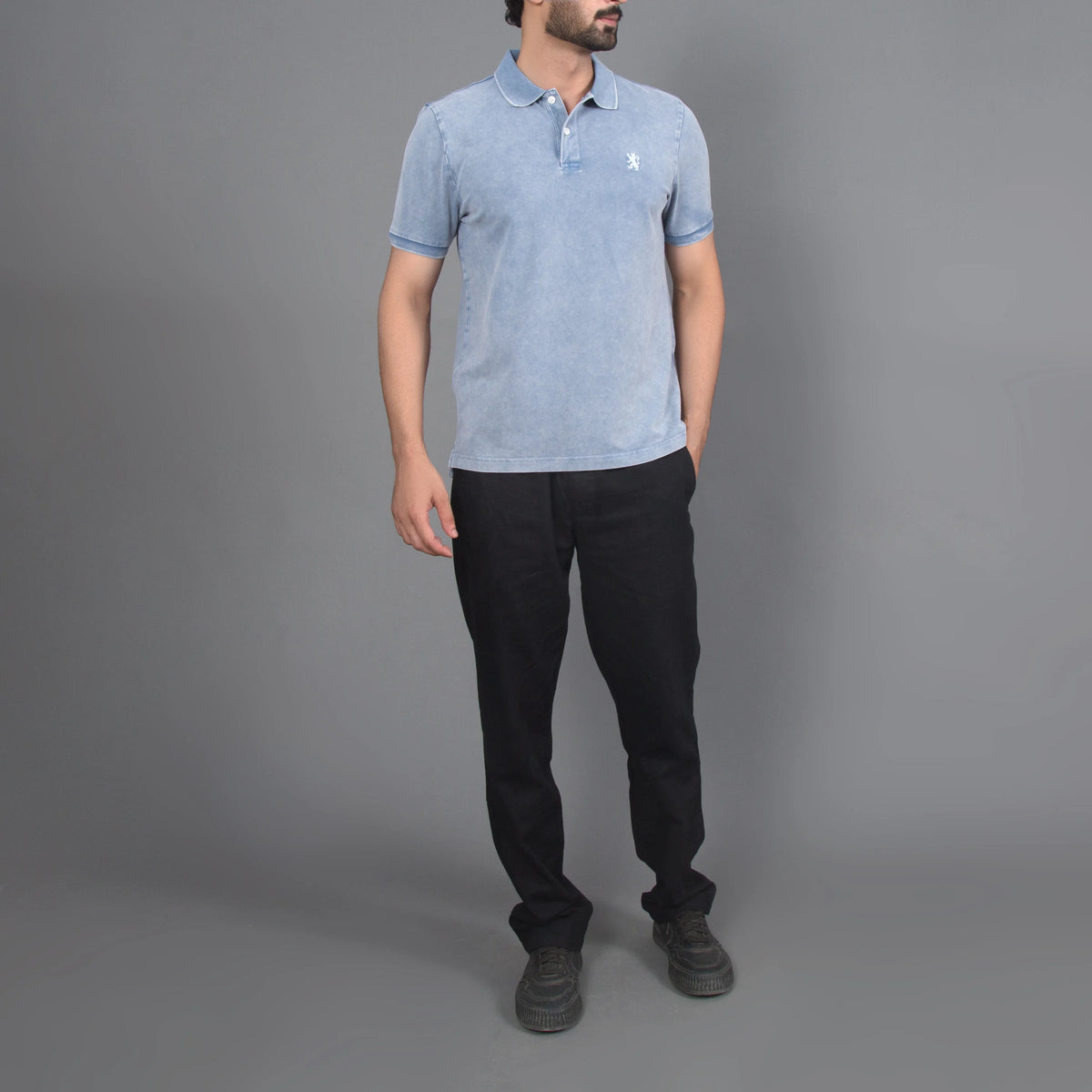 Slim Fit Pique Garment Dye Polo