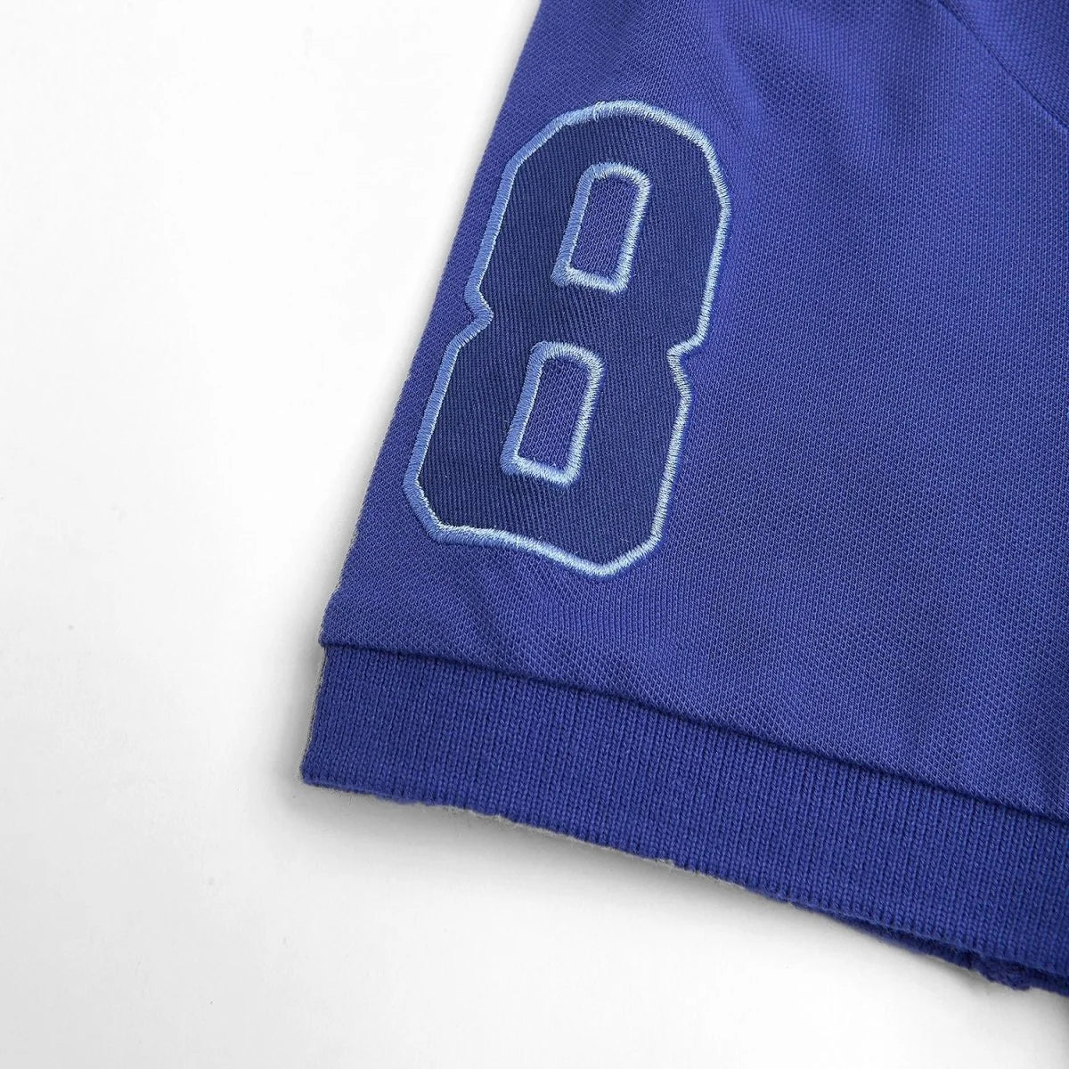 Slim Pique Polo With 3D Lion Embroidery