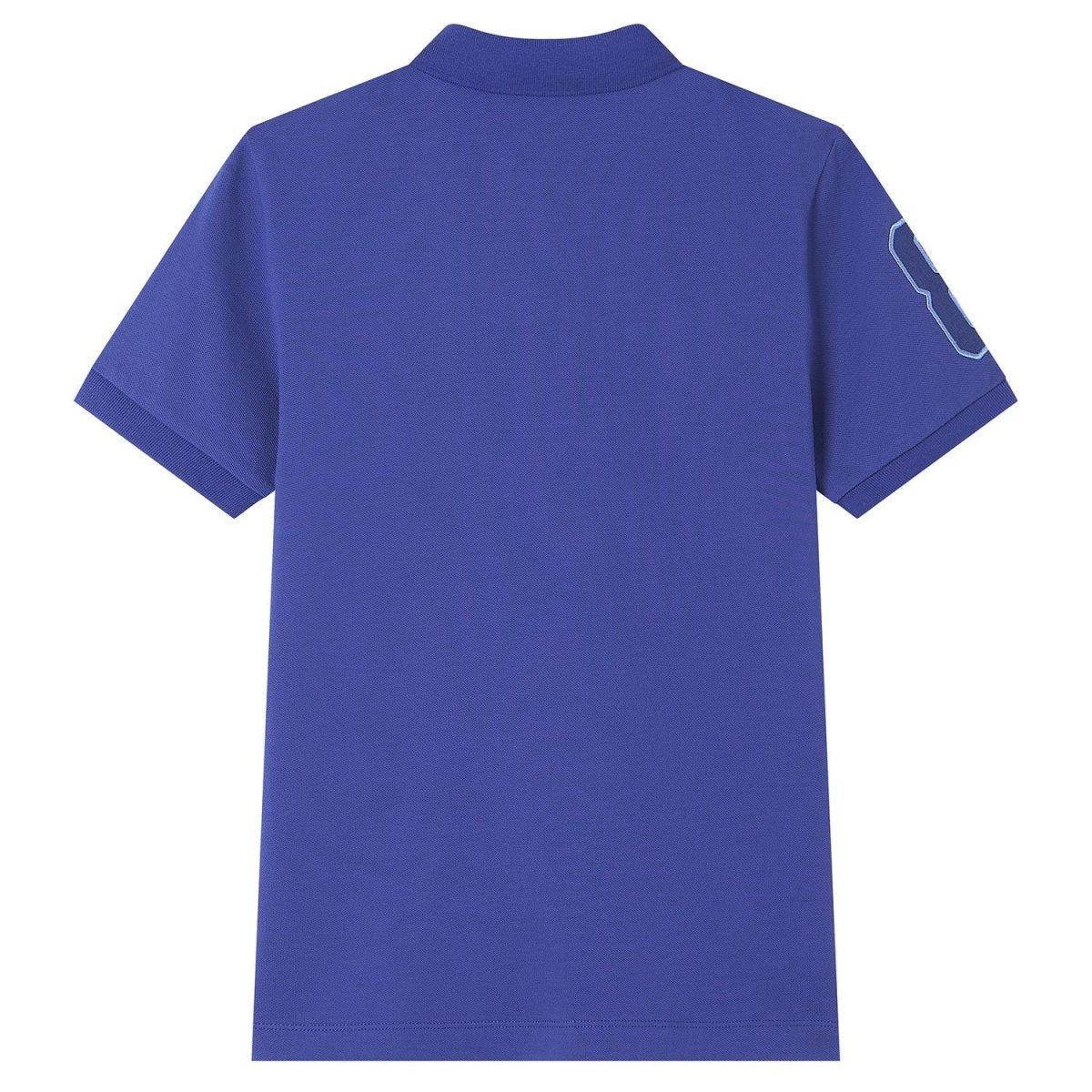 Slim Pique Polo With 3D Lion Embroidery