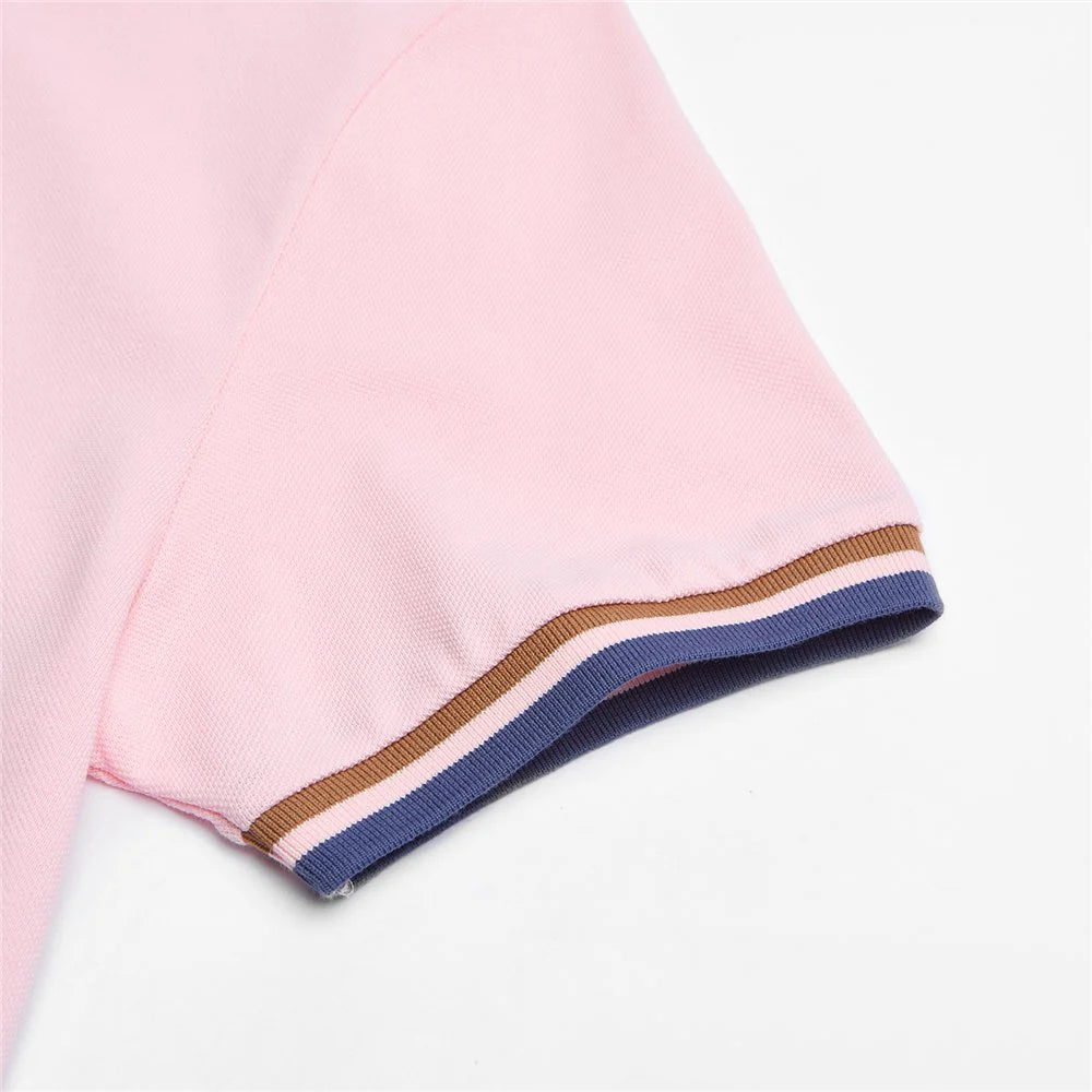 Performance Polo With Small Lion Embroidery (Slim Fit)