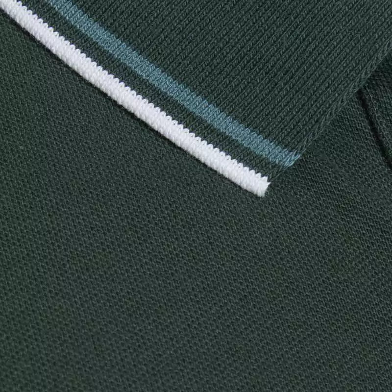 Solid Lycra Polo (Double Piping)