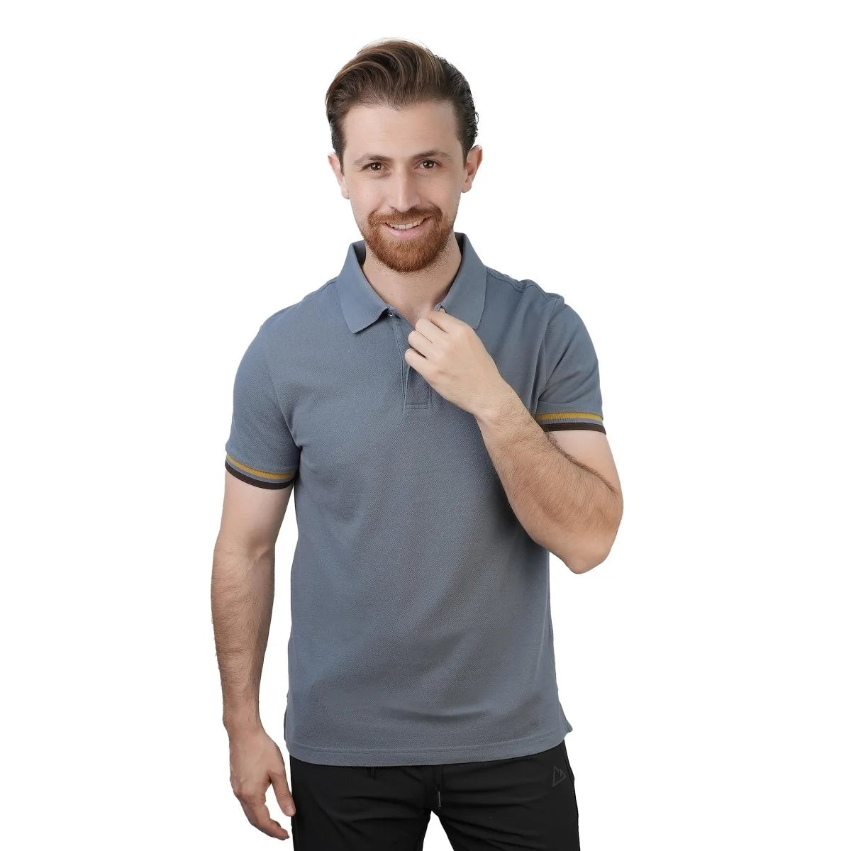 Performance Polo With Small Lion Embroidery (Slim Fit)