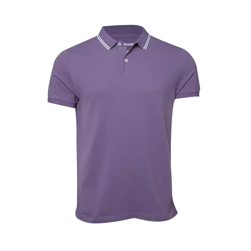 Solid Lycra Polo (Double Piping)