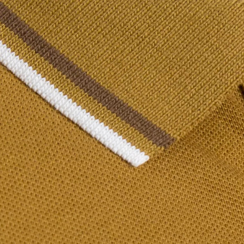 Solid Cotton Lycra Polo (Double Piping)