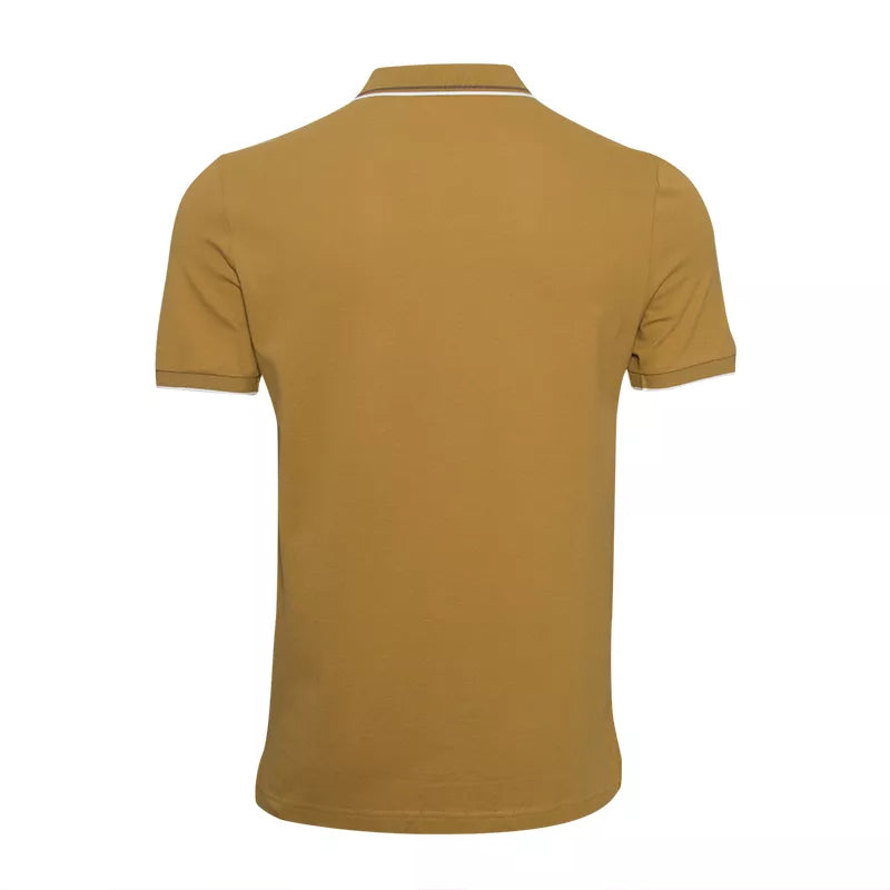 Solid Cotton Lycra Polo (Double Piping)