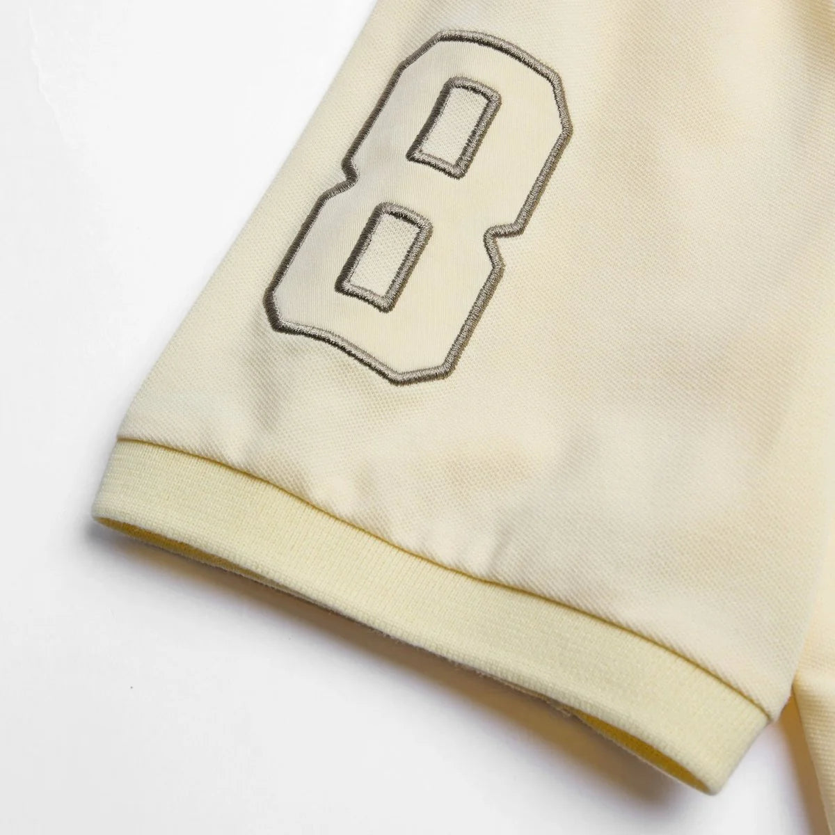 Slim Pique Polo With 3D Lion Embroidery