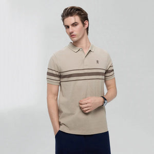 Contrast Stripe Polo