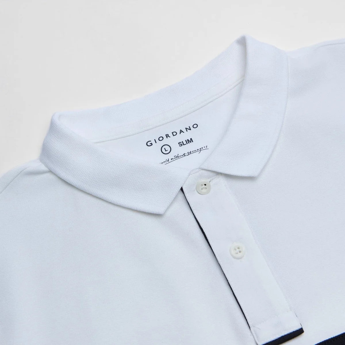 Contrast Stripe Polo