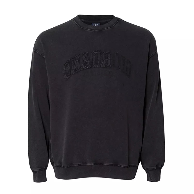 French Terry CrewNeck Printed Sweatshirt
