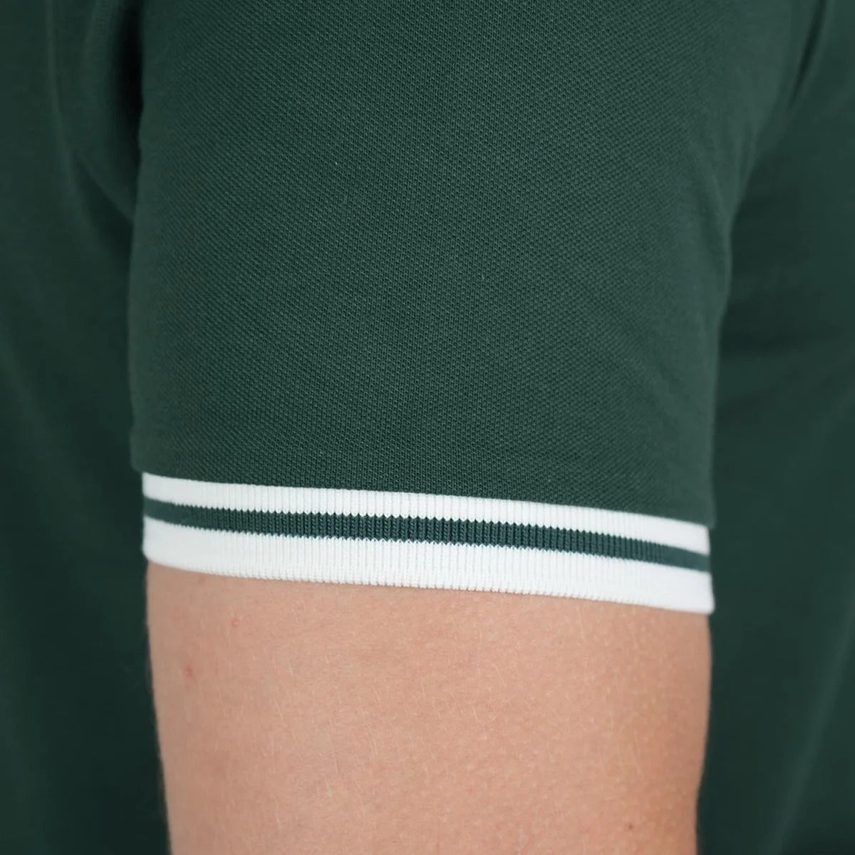 Solid Cotton Lycra Polo (Double-Piping)