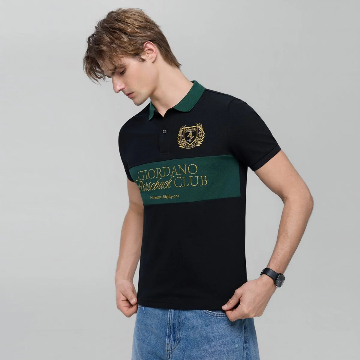 Horseback Club Embroidery Polo